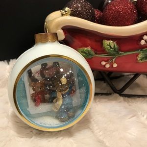 VTG hallmark, toy shop peek through ornament, 1980s